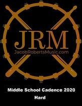 Middle School Cadence 2020 Hard Marching Band sheet music cover